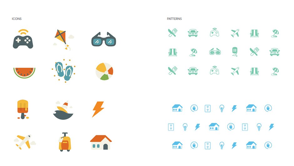 Icons and patterns