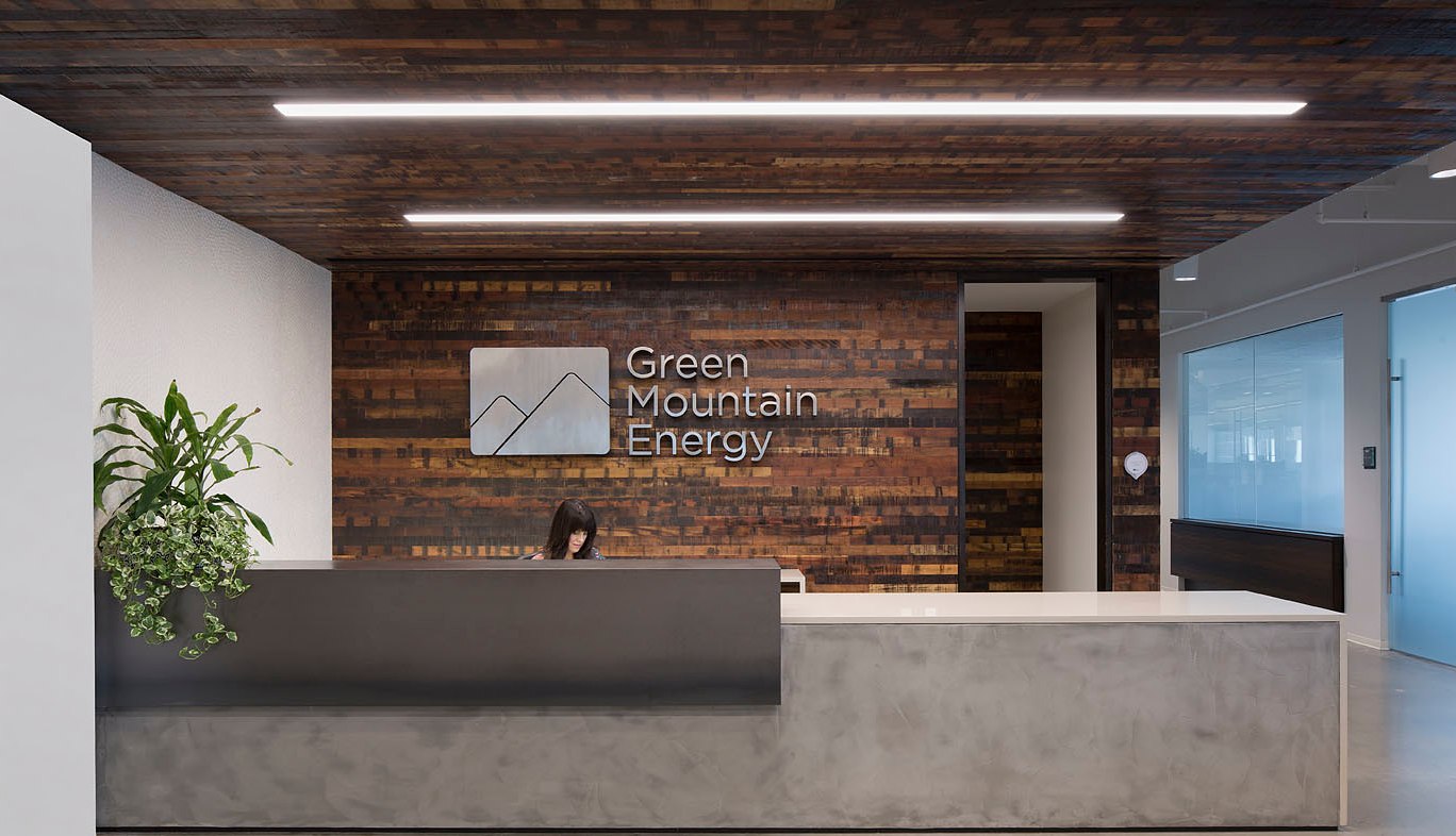 Green Mountain Energy lobby sign