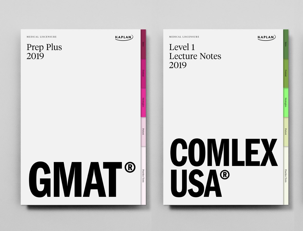 GMAT and COMLEX USA book covers