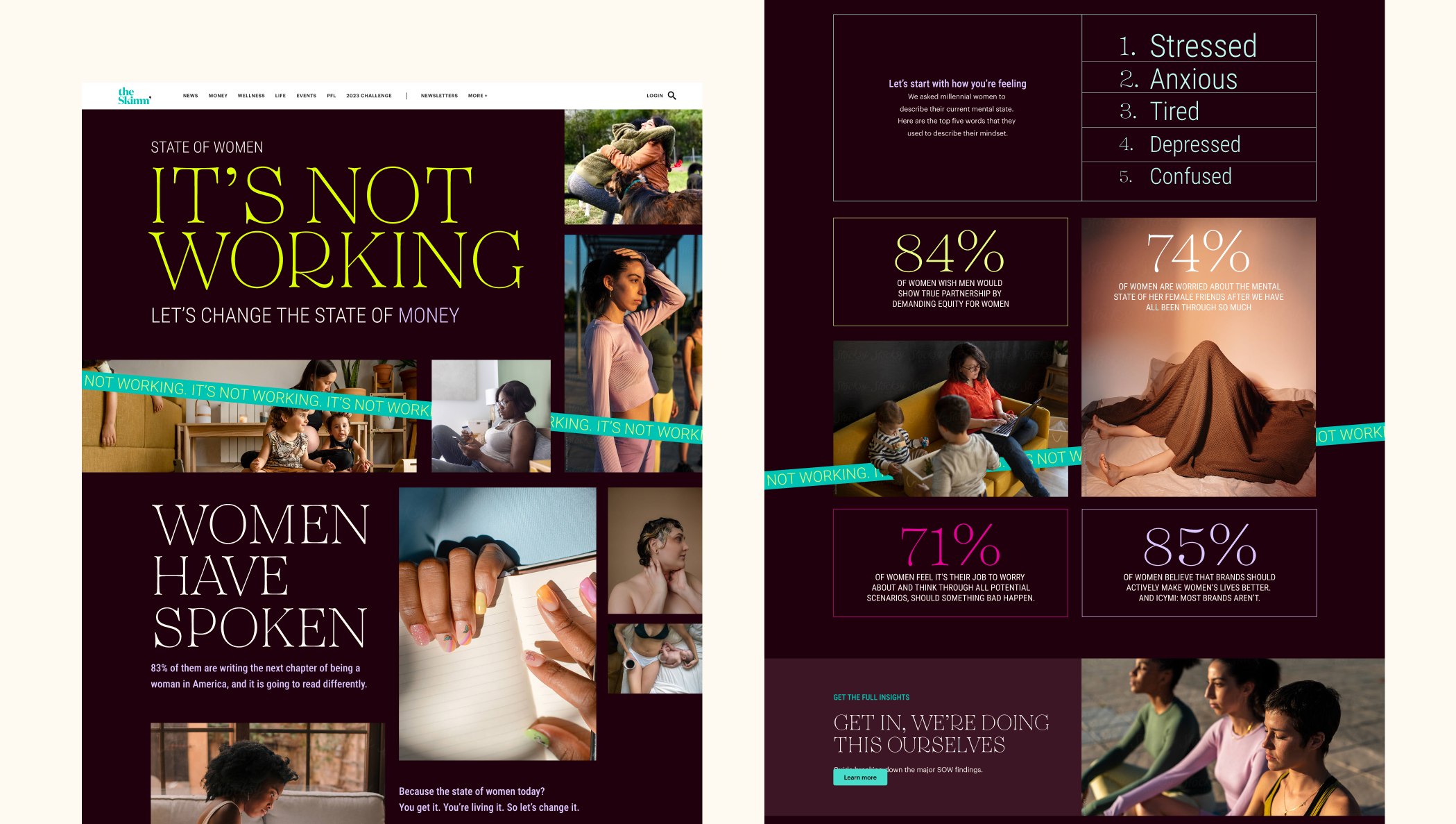 State of Women website: It’s not working
