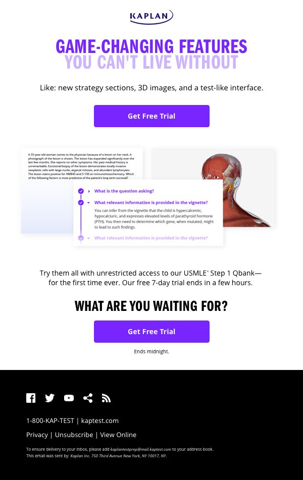 Email: Game-changing features