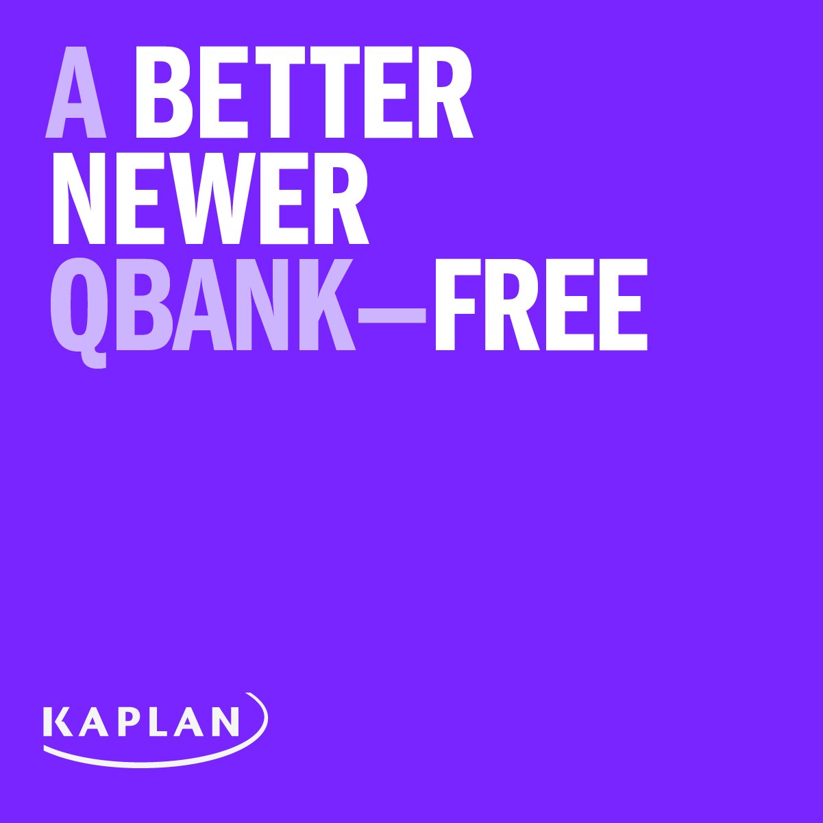 A better, newer Qbank, free